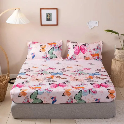 Miniatura 25 de Feelyou Juego de sábanas bajeras con estampado de mármol, tamaño Queen, elegante, de lujo, color negro, para niños, adolescentes, adultos