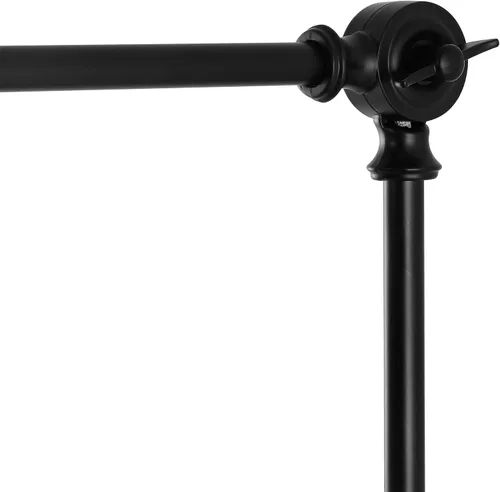 Miniatura 5 de WINGBO Lámpara de pared envuelta en ratán, lámpara de pared ajustable con brazo oscilante, lámpara vintage de mesita de noche, de mimbre, hecha a