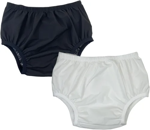 Fundas de pañales de tela a prueba de fugas para adultos, ropa interior protectora contra incontinencia, pantalones de plástico reutilizables para
