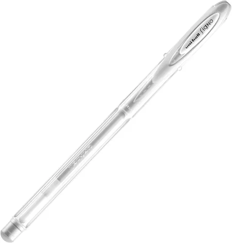 Miniatura 3 de Uni-ball Signo Angelic UM-120AC - Bolígrafo de tinta de gel de 0.028 in, tinta blanca, 3 bolígrafos por paquete