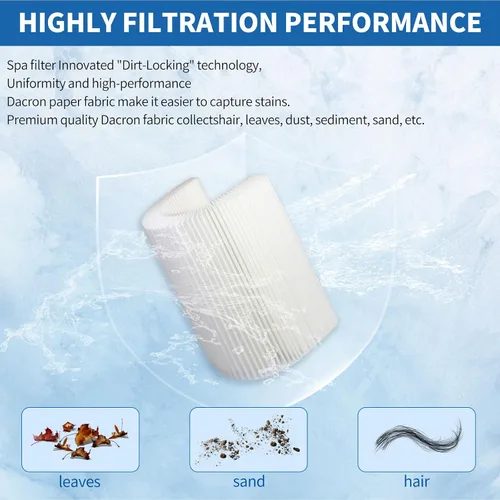Miniatura 6 de PWW50P3 Filtro de spa, repuesto para hilo grueso Unicel 6CH-940 Filbur FC-0359,25252,03FIL1400,1 1/2 pulgadas SAE rosca gruesa, filtro SAE