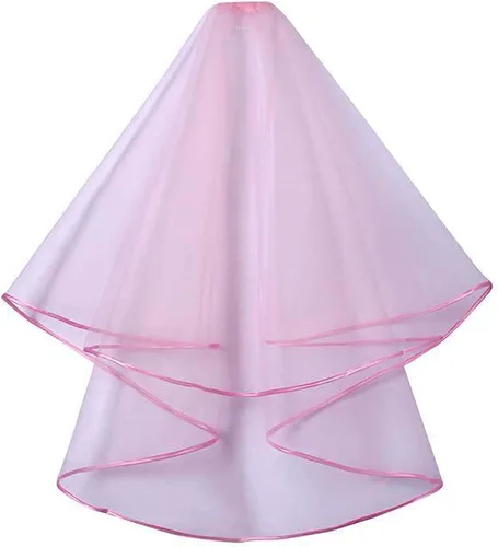 Wedding Bridal Veils, Women Simple Tulle Cathedral Veils for Bachelorette Party and Wedding Hen Party W-V-1