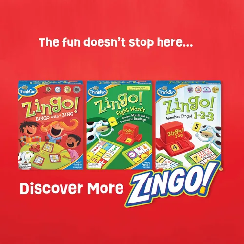 Miniatura 7 de ThinkFun 7706-T Zingo Word Builder Juego de Lectura Temprana - Juego Premiado para Prelectores y Lectores Tempranos