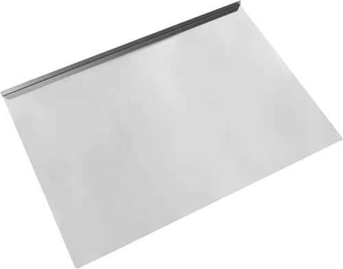 Tabla de cortar de acero inoxidable 304 de 27.6 x 19.7 pulgadas, alfombrilla de metal antiadherente para cocina, cortar y amasar carne, frutas,