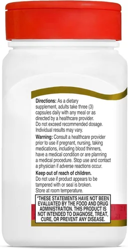 Miniatura 4 de 21st Century Glucosamina Condroitina 500/400mg - Doble Fuerza, cp 60 Recuento