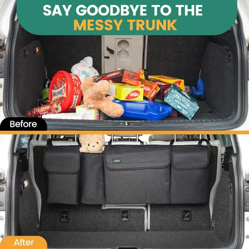 Miniatura 6 de JOYSKY Organizador Colgante para Maletero, Organizador para Asiento Trasero de SUV, Camioneta, MPV, Bolsa de Almacenamiento de Vehículo de Gran