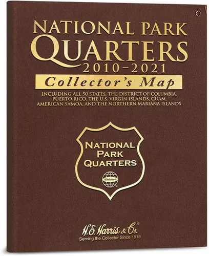 Miniatura 3 de Whitman Tablero Compacto para Coleccionista de Monedas - Mapa de Monedas de Estados Unidos, Serie de Cuartos de Moneda de 1999 – 2009 incluyendo DC