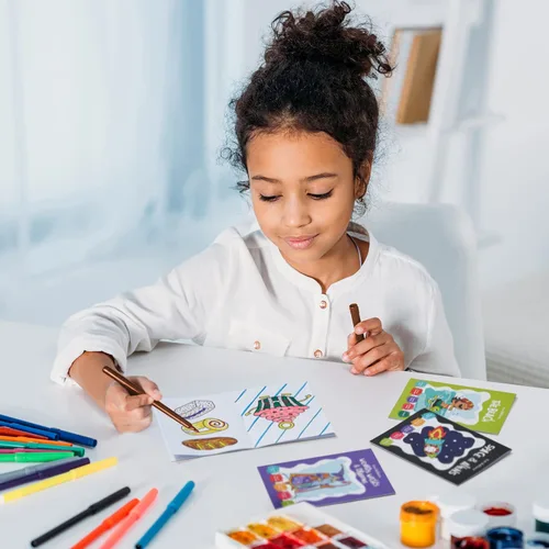 Miniatura 8 de THE TWIDDLERS - Paquete de 24 mini libros para colorear de 6 temas a granel para niños a partir de 3 años, incluye castillos, dragones, pirata
