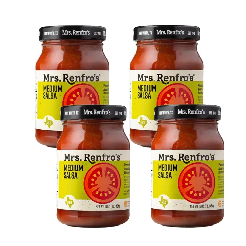 Miniatura 4 de Mrs. Renfro’s Medium Salsa – Gluten Free (16-oz. jars, 2-pack)