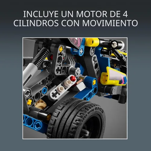 Miniatura 4 de LEGO Technic Off-Road Race Buggy - Coche de juguete para construir, juguete genial para niños, niñas y niños de 8 años que aman los concursos