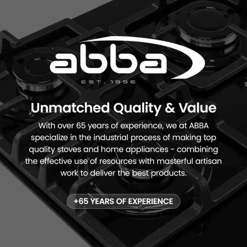 Miniatura 7 de ABBA - Placa de cocina de gas de 36 pulgadas con 5 quemadores sellados, rejilla en forma de X, superficie de vidrio templado con quemadores SABAF