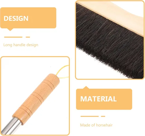 Miniatura 2 de Uonlytech Escoba de piso Escoba de servicio pesado Escoba de cocina Escoba de madera Barredora de madera Escoba para el hogar Cepillo de barrido