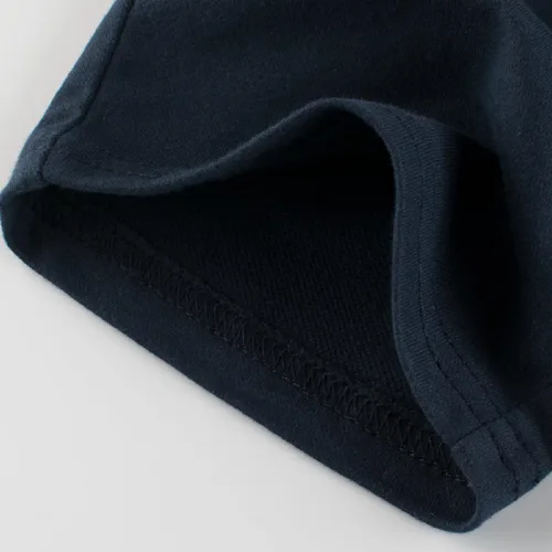 Miniatura 6 de Paquete de 2 pantalones cortos deportivos de punto de verano para niños y niñas, pantalones cortos suaves casuales para bebés