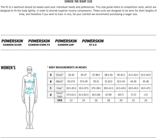 Miniatura 7 de Arena Powerskin ST 2.0 - Traje de baño de una pieza para mujer, espalda abierta