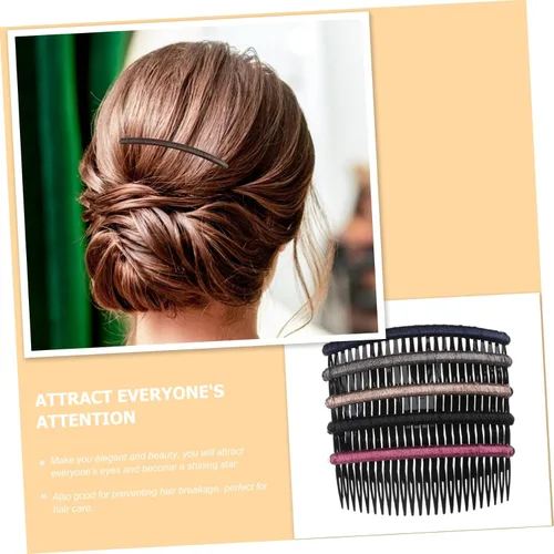 Miniatura 6 de 10 unids nupcial peine de pelo peine diapositiva horquilla para el cabello de las mujeres versión core