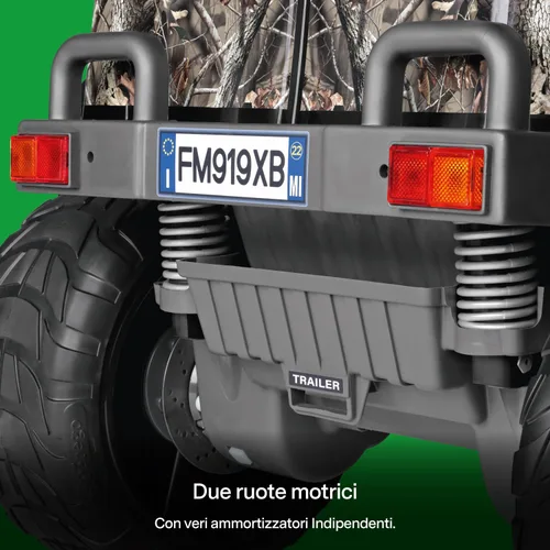 Miniatura 8 de Peg Perego Gaucho PRO Realtree Camo 24 voltios, vehículo todoterreno extra grande
