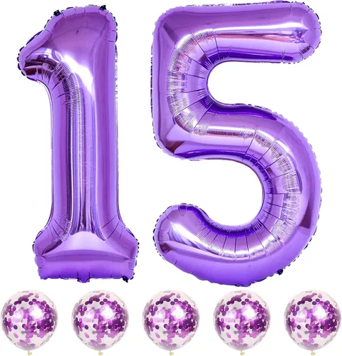 Miniatura 31 de Globos de oro rosa para cumpleaños número 16 para niñas, 40 pulgadas de gran tamaño, globos de lámina de mylar con el número 1 y 6, autoinflables