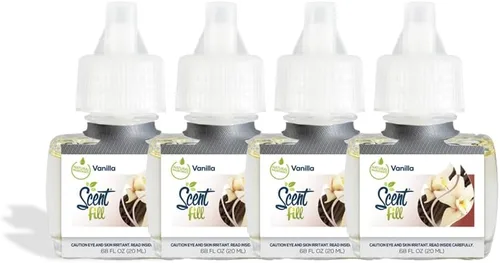Miniatura 33 de Scent Fill Ambientador enchufable de pachulí de vainilla, 4 recambios de aceite perfumado
