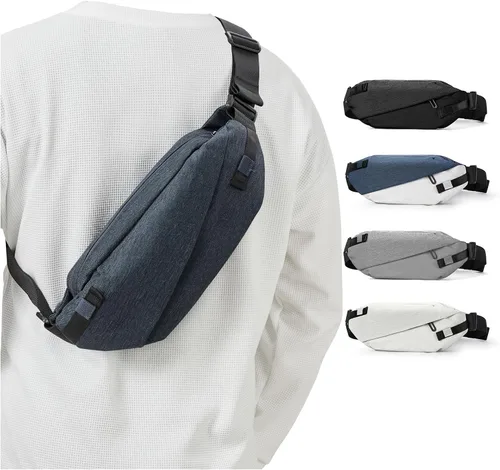 Miniatura 10 de Riñoneras para hombres, bolsos cruzados para mujeres, riñonera de moda, mochila de cintura para entrenamiento al aire libre, viajes, uso casual