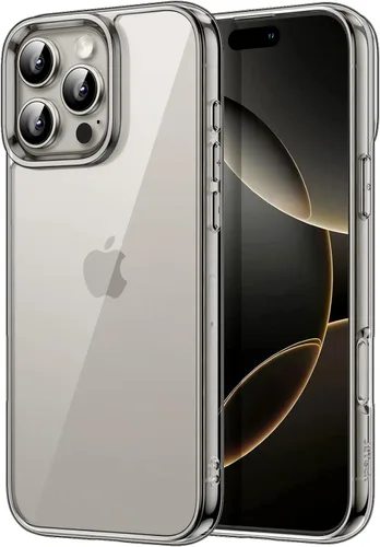 Miniatura 8 de JETech - Funda para iPhone 16e de 15,5 cm 2025, cubierta a prueba de golpes sin amarillamiento, parte trasera transparente antiarañazos