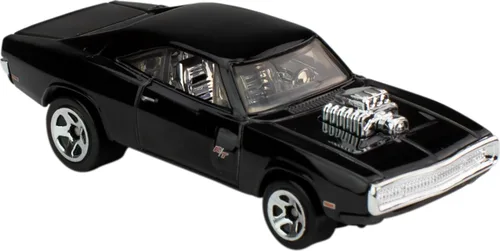 Miniatura 2 de Hot Wheels Juego de 5 coches de juguete, paquete de 5 coches de carreras y derrapes de Fast & Furious en escala 1:64 con decos exclusivos