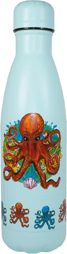 Miniatura 24 de NatureVac - Black Bear de Deluxebase. Botella de agua de acero inoxidable con aislamiento térmico de 17 onzas. Frasco de vacío reutilizable y a