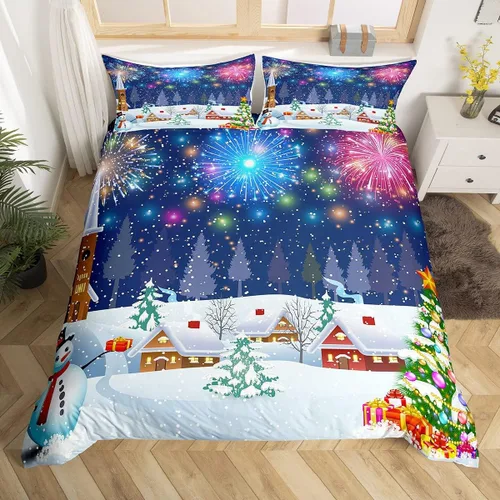 Miniatura 21 de Erosebridal Juego de ropa de cama de hurón para niños, funda de edredón de animales salvajes, bonita funda de edredón de vida silvestre para niños