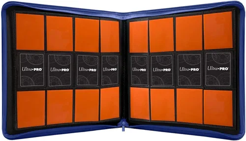 Miniatura 5 de Ultra PRO - Vivid PRO-Binder con cremallera de 12 bolsillos (azul) - Protege y almacena tus valiosas tarjetas de juego, tarjetas deportivas