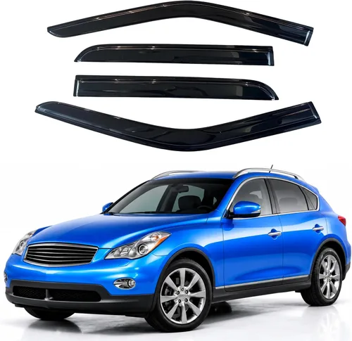 Miniatura 333 de Visor para ventana IG para Hyundai Venue 2020-2023, protector contra la lluvia, adhesivo extra duradero, deflector de viento para lado