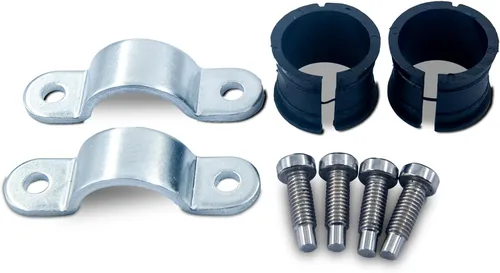 Abrazaderas de tubo de cambio de columna de dirección de transmisión automática con bujes compatibles con F150 F250 F350 F450 F550 Explorer 2