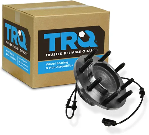 Miniatura 100 de TRQ Cojinete de rueda delantera y conjunto de cubo con sensor ABS compatible con Toyota Sequoia 2008-2022 Tundra 2007-2021