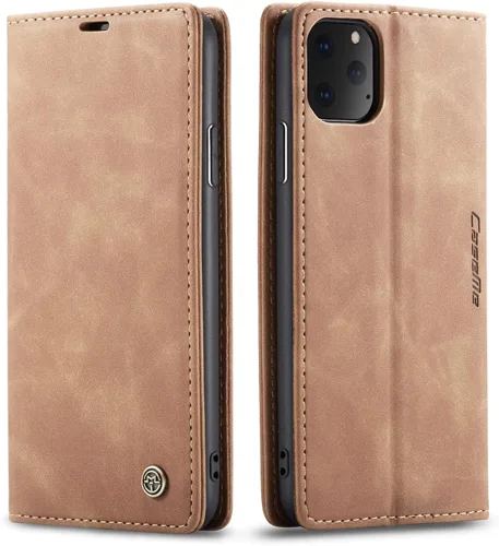 Miniatura 122 de QLTYPRI Para iPhone Air Case Wallet Con Tarjetero, Vintage PU Cuero Kickstand Cierre Magnético A Prueba De Golpes Folio Libro Funda Para IPhone 17