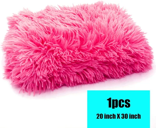 Miniatura 2 de Manta de cama para mascotas, manta de forro polar esponjoso para perro, manta suave para cachorros, gatos, gatitos, S, M, L, XL, manta sherpa Rosa