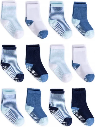 Miniatura 23 de Zaples - Calcetines con suela antideslizante y altura media para bebés, niños y niñas Negro