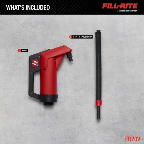 Miniatura 3 de Fill-Rite Bomba manual de transferencia de combustible y aceite con palanca FR20V