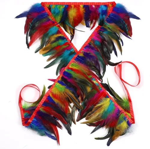 Miniatura 22 de Holmgren Plumas de Cola de Gallo Color Blanco Hueso - 60 piezas Plumas de Cola de Gallo Grandes de 12-14 pulgadas al Por Mayor para Manualidades