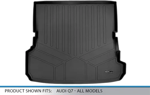 Miniatura 3 de SMARTLINER Tapete para maletero de carga para todo tipo de clima, compatible con Audi Q7 / SQ7 2017-2025