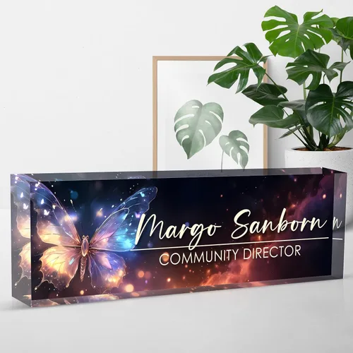 Miniatura 8 de Placa de nombre para escritorio, placa de nombre de escritorio personalizada, regalos para compañeros de trabajo, jefe, profesor, enfermera, regalos