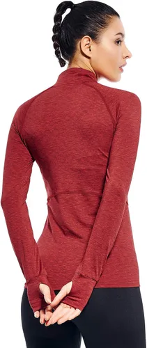 Miniatura 4 de Camiseta de entrenamiento de manga larga con cremallera de 14 para mujer