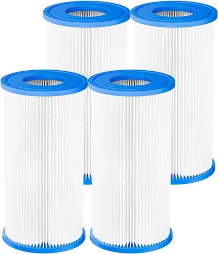 Miniatura 9 de Cartucho de filtro de piscina para tipo A o C, paquete de 2 compatibles con piscinas sobre 29000E/59900E, filtro de natación reutilizable tipo A/C
