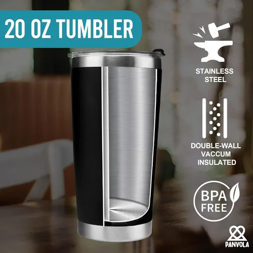 Miniatura 3 de Panvola No ronco, sueño que soy una moto Taza de acero inoxidable para motociclistas, regalo para papá, esposo, novio, tío, taza de viaje