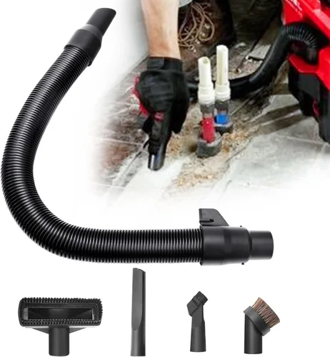 14-37-0105 Conjunto de manguera de aspiradora húmeda/seca de 18 V con accesorios universales Kit de adaptador para aspiradora de 18 V/28 V 0880-20