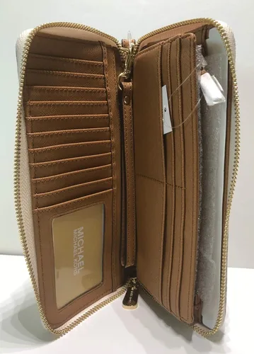 Miniatura 8 de MICHAEL Michael Kors Jet Set Cartera Continental de viaje con gancho para monedero Michael Kors