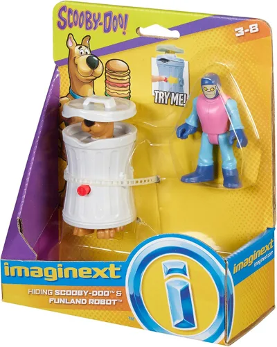 Miniatura 7 de Fisher-Price Imaginext Scooby-Doo Ocultar Scooby & Funland Robot - Figuras, multicolor