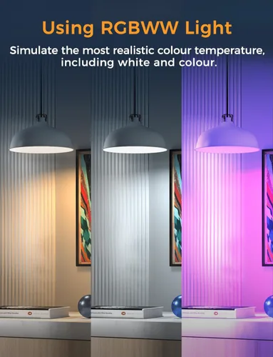 Miniatura 4 de Refoss Las bombillas inteligentes funcionan con Apple HomeKit, bombillas inteligentes que cambian de color compatibles con Siri, Alexa y Google