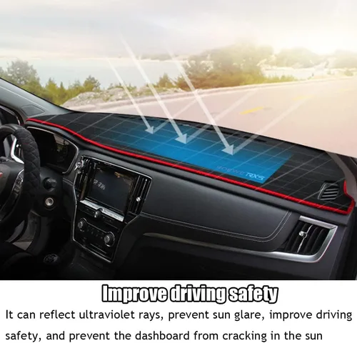 Miniatura 3 de Accesorios Interiores Personalizados para Honda 10th Civic 2016 2017 2018 2019 2020 2021 Cubierta de Tablero Alfombrilla Cubiertas de Tablero Reduce