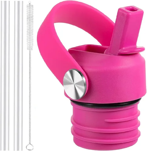 Miniatura 21 de Tapa de popote para Hydroflask, tapas con popote para Hydro Flask de boca estándar de 18, 21, 24 onzas, tapa deportiva de repuesto para tapa Alpine
