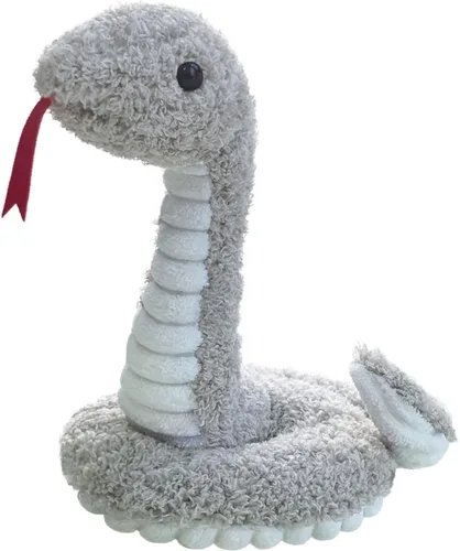 Miniatura 20 de Juguete de peluche negro de serpiente de peluche, suave juguete de peluche para niños y niñas, regalos para niños o novia, 17 pulgadas