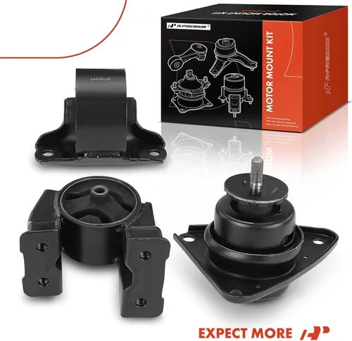 Miniatura 9 de A-Premium Kit de montaje de motor de 3 piezas compatible con Kia Forte 2010-2013, Forte Koup 2010-2013, Forte5 2012-2013, transmisión manual