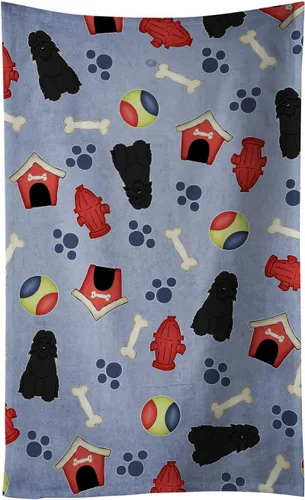 Miniatura 73 de Caroline's Treasures BB2654KTWL Dog House Collection Airedale - Toalla de cocina para invitados, toalla de baño decorativa para cara, té, paño